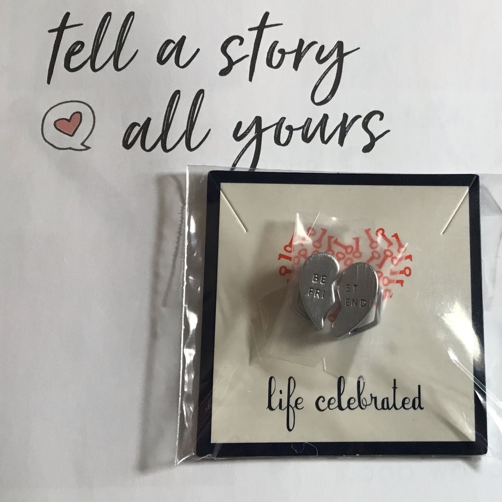 KEEP Collective BFF Heart Charms NWT
